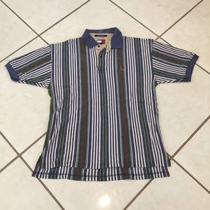 Vintage Tommy Hilfiger Men`s Large Stripes Shirt